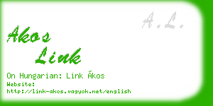 akos link business card